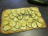 Pizza aux courgettes