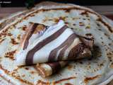 Crêpes « Tourbillon » au chocolat et à la vanille pour le goûter du Mercredi