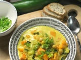 Curry de patates douces et courgettes