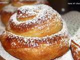 Ensaimadas, brioches Espagnoles