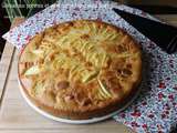 Gâteau aux pommes et au chocolat banc sans beurre de la Ligne gourmande