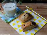 Petits cakes sans beurre à la compote de pomme et pépites de chocolat ( à glisser dans le cartable )