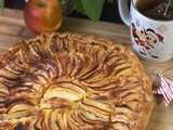 Tarte aux pommes et aux amandes façon Cyril Lignac, et Bonne année