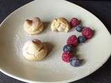 Choux à la crème pâtissière et fruits rouges