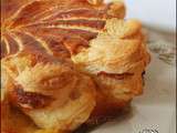 Galette des rois à la frangipane de crème de marrons-caramel