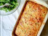 Quiche sans pâte aux lardons, champignons et ail des ours