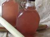 Sirop de rhubarbe