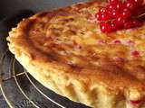 Tarte amandine aux groseilles