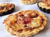 Tartelettes Roucoulon champignons tomates