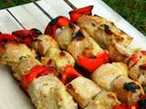 Brochettes de dinde au curry