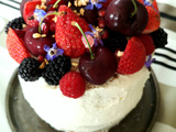 Layer cake aux fruits rouges