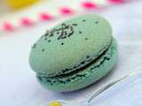 Macarons citron vert & basilic