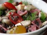 Salade de lentilles aux légumes croquants