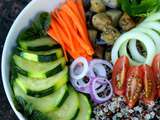 Veggie quinoa bowl