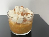 Compotée rhubarbe/abricots et sa chantilly mascarpone