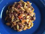 Gnocchetti sardi, boeuf, tomate et ricotta