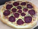 Tarte fine aux betteraves