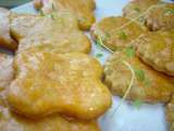 Biscuits apéritifs tomate-origan et biscuits curry