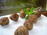 Boulettes d’agneau parfumé