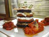 Mille feuilles d’aubergine