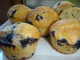 Muffins aux myrtilles