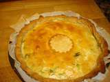 Onions and poireaux tart