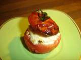 Petites tomates grappes farcies