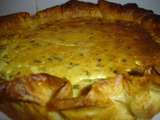 Quiche aux poivrons verts et curcuma