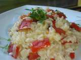 Risotto aux poivrons rouges et parmesan