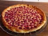 Tarte framboises et crème d’amandes