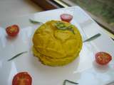 Timbale de carottes à l’estragon et au curry