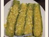 Courgettes à la farce marine - thermomix