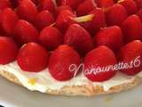 Fraisier macaroné revisité - thermomix