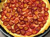 Tarte express aux prunes