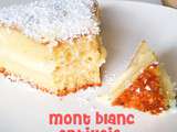 Mont Blanc antillais à la noix de coco