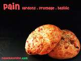 Pain lardons fromage basilic et graines de pavot