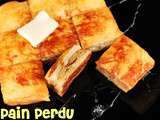 Pain perdu au beurre de cacahuète