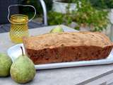 Cake aux poires et pépites de chocolat