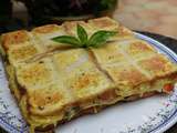 Croque tablette saumon et basilic