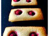 Financiers aux framboises sans gluten et sans lactose