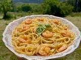Linguines aux crevettes