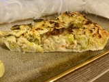 Quiche aux poireaux et saumon