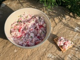 Tartinade de fromage frais et radis