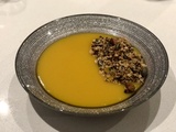 Velouté potimarron et son granola