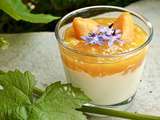 Verrine fromage blanc et abricot