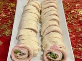 Wraps au jambon pour l'apéritif