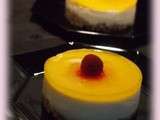 Cheescake ananas et croquant noisette