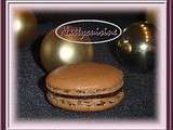 Macaron chocolat noir et fleur de sel