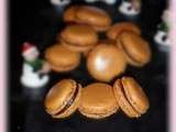 Macaron chocolat pain d'épice