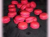 Macarons ganache montée framboise